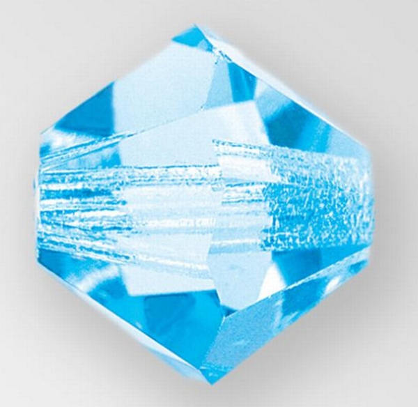 Preciosa Bicone Bead 3mm Aqua AB
