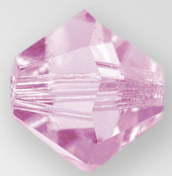 Preciosa Bicone Bead 4mm Light Amethyst AB