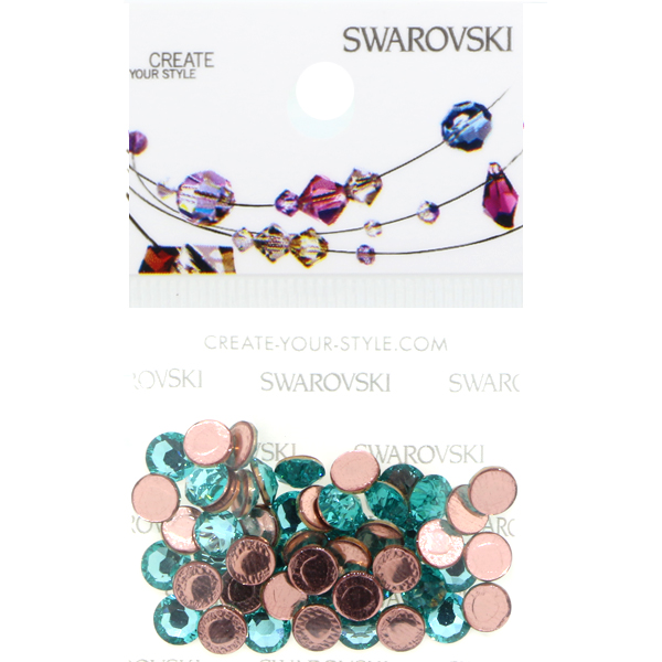 Retail Ready Package of Swarovski 2078 Hot Fix Rhinestones FlatBack