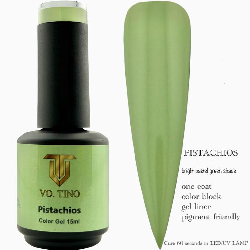 Tino Vo Color Gel Polish, Pistachios