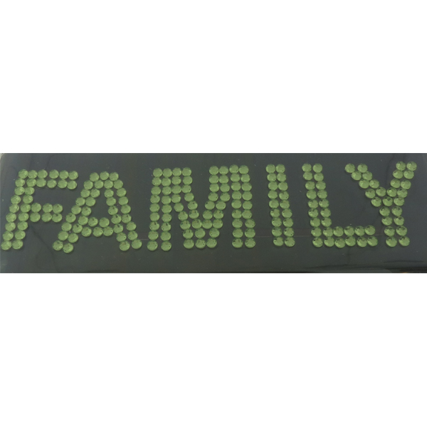 Rhinestone Sticker Words - Family