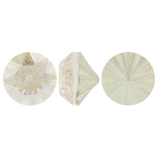 Bling! 1088/G Round Pointed Back Chatons Honey ss39