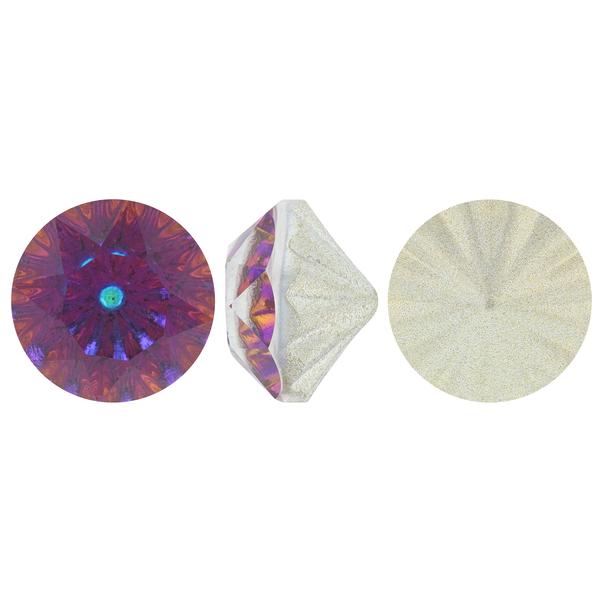 Bling! 1088/G Round Pointed Back Chatons Sunset ss39