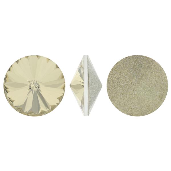 Bling! 1122 Rivoli Fancy Stone, Light Colorado Topaz 12mm