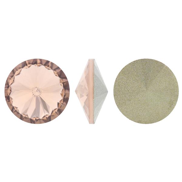 Bling! 1122 Rivoli Fancy Stone, Light Padparadscha 12mm