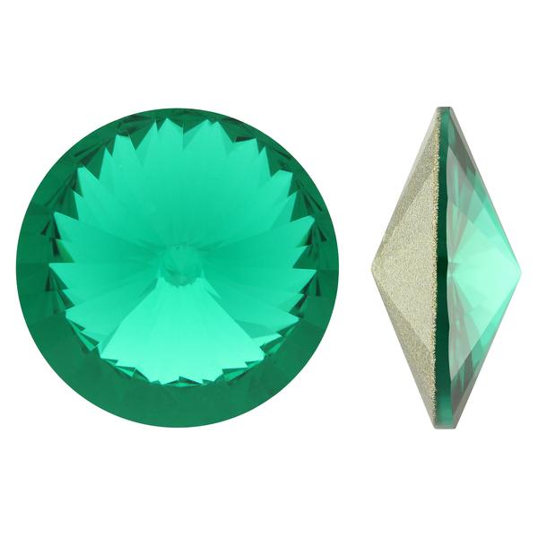 Bling! Crystal Rivoli, Emerald 12mm