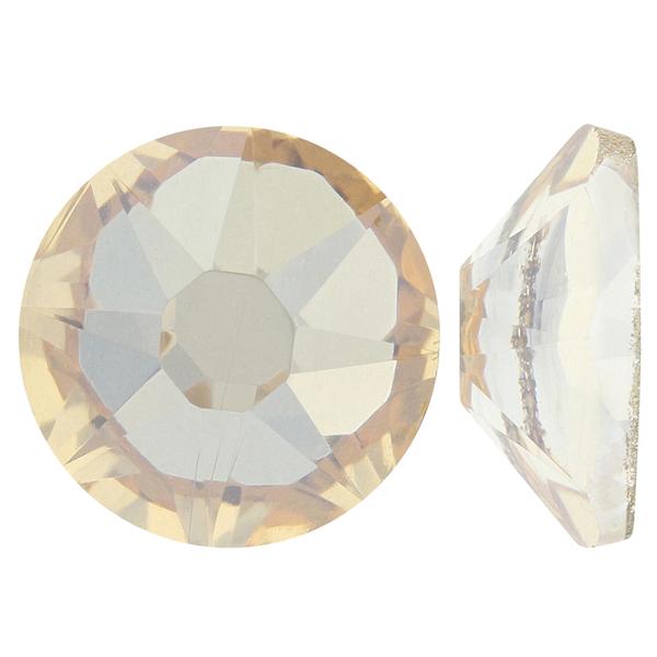 Bling! 2088 Round Flat Back Rhinestones Honey ss5