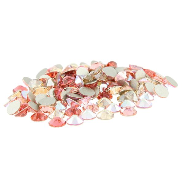 Dreamtime Crystal Rose Dynasty 2088 SS12 Flat Back Mix - 144 pcs