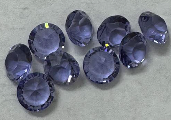 Dreamtime Crystal DC 1028 Chaton Tanzanite Unfoiled SS39