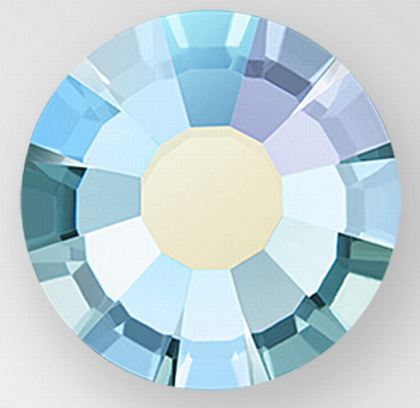 Preciosa VIVA12 Rhinestones Flatback MC Chaton Rose 16ss Smoked Sapphire AB