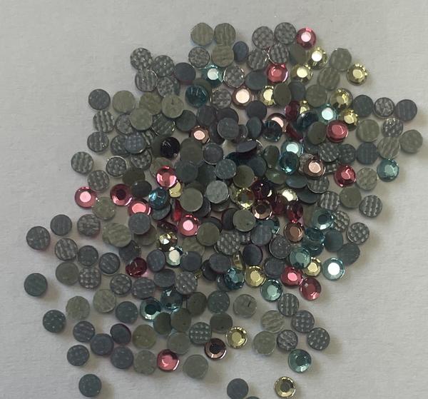 CraftSafe Crystalina Low Lead Hot Fix Rhinestones Pastel Mix 2mm