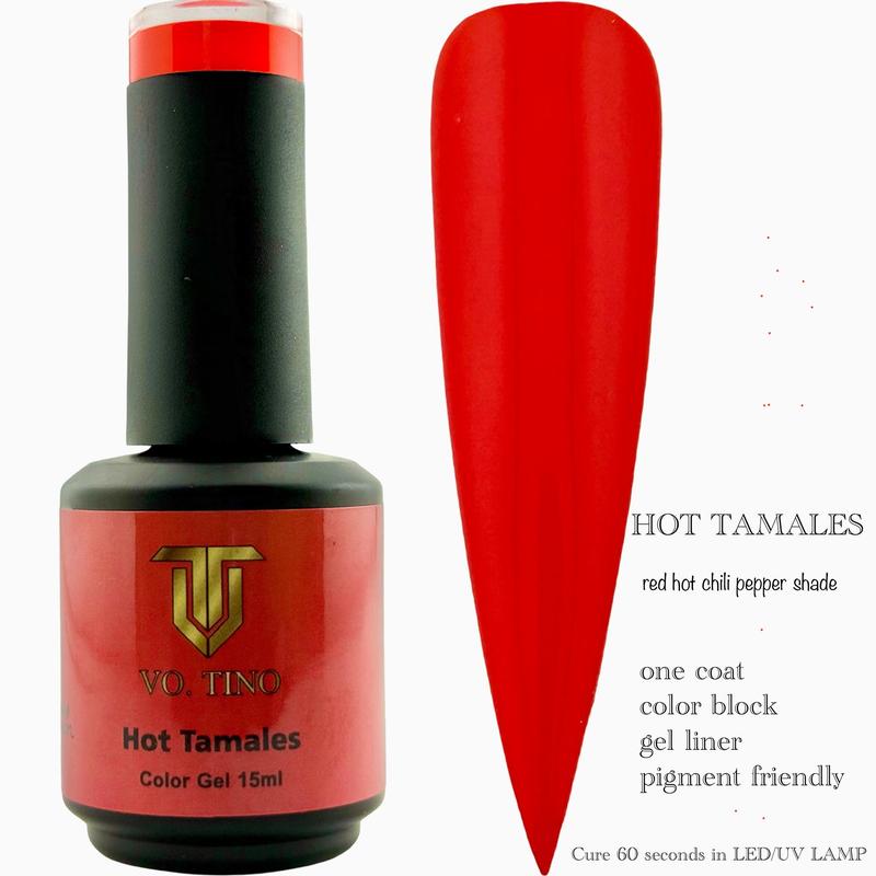 Tino Vo Color Gel Polish, Hot Tamales