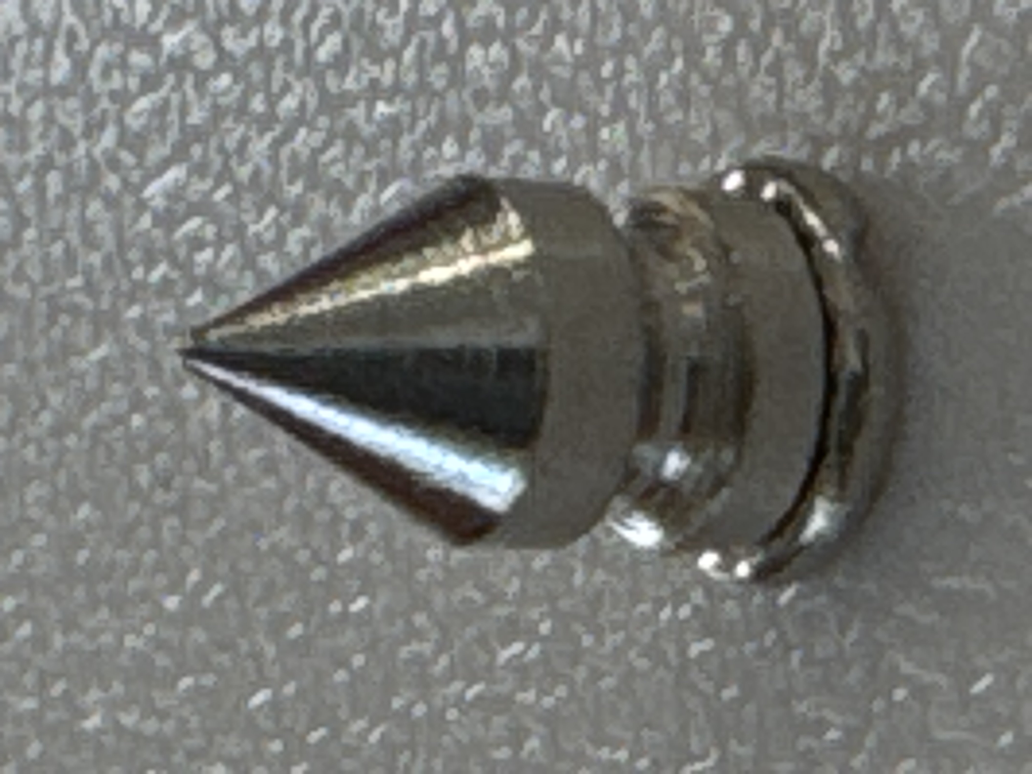 Screw Back Tree 19x10mm Silver Spike