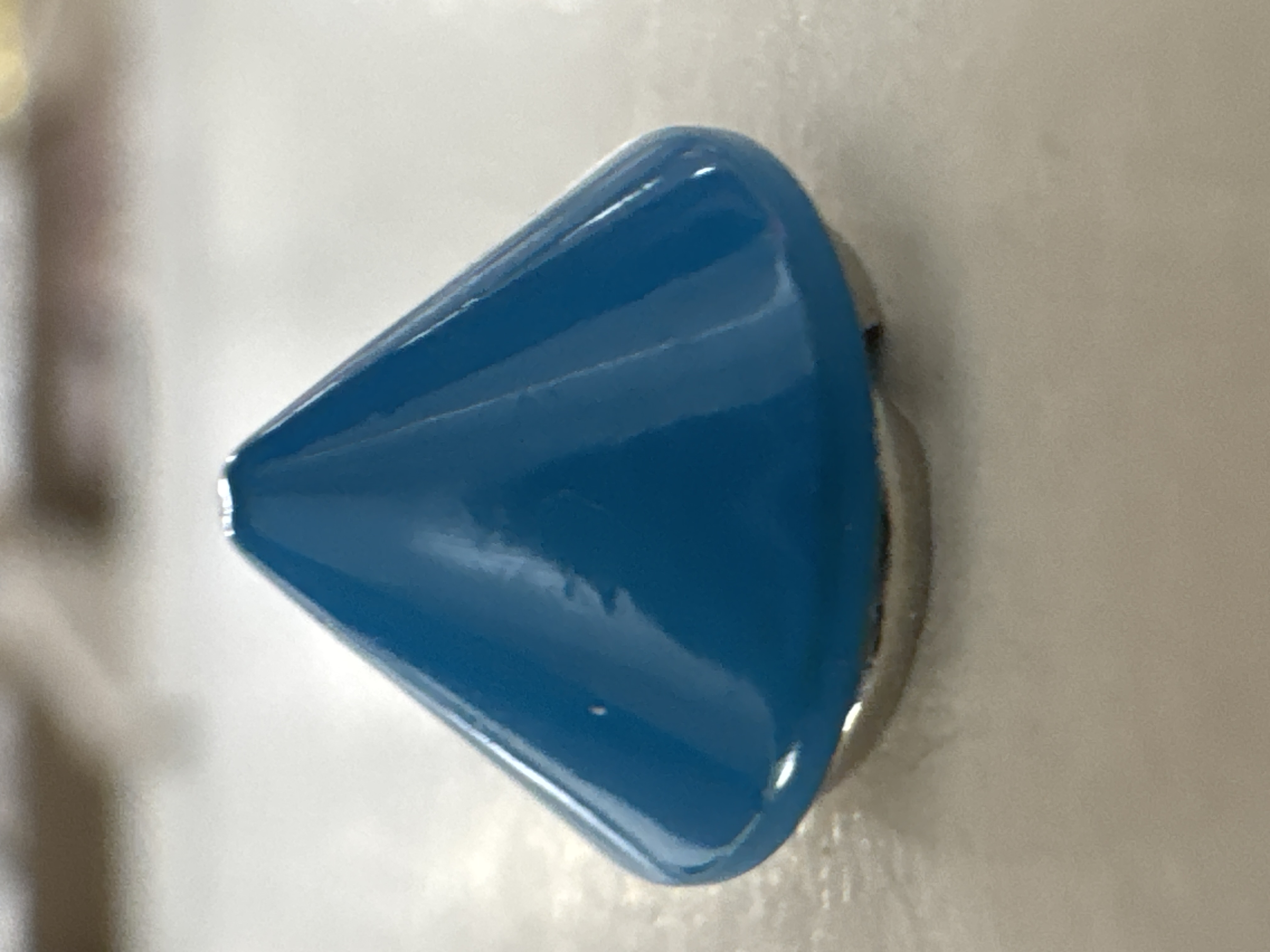 Screw Back Cone 9.5 x 6 Neon Blue Spike