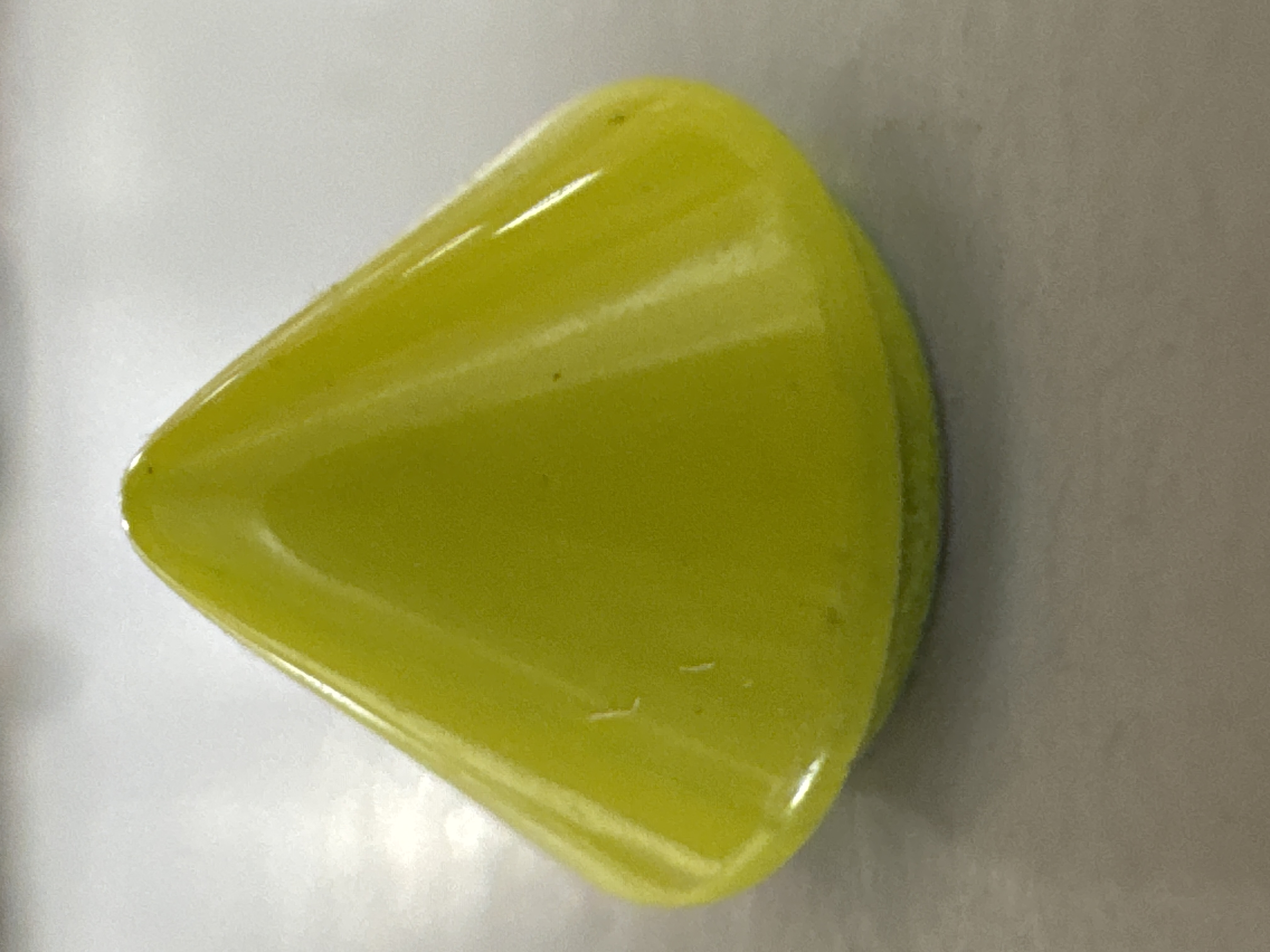 Screw Back Cone 9.5 x 6 Neon Yellow Spike