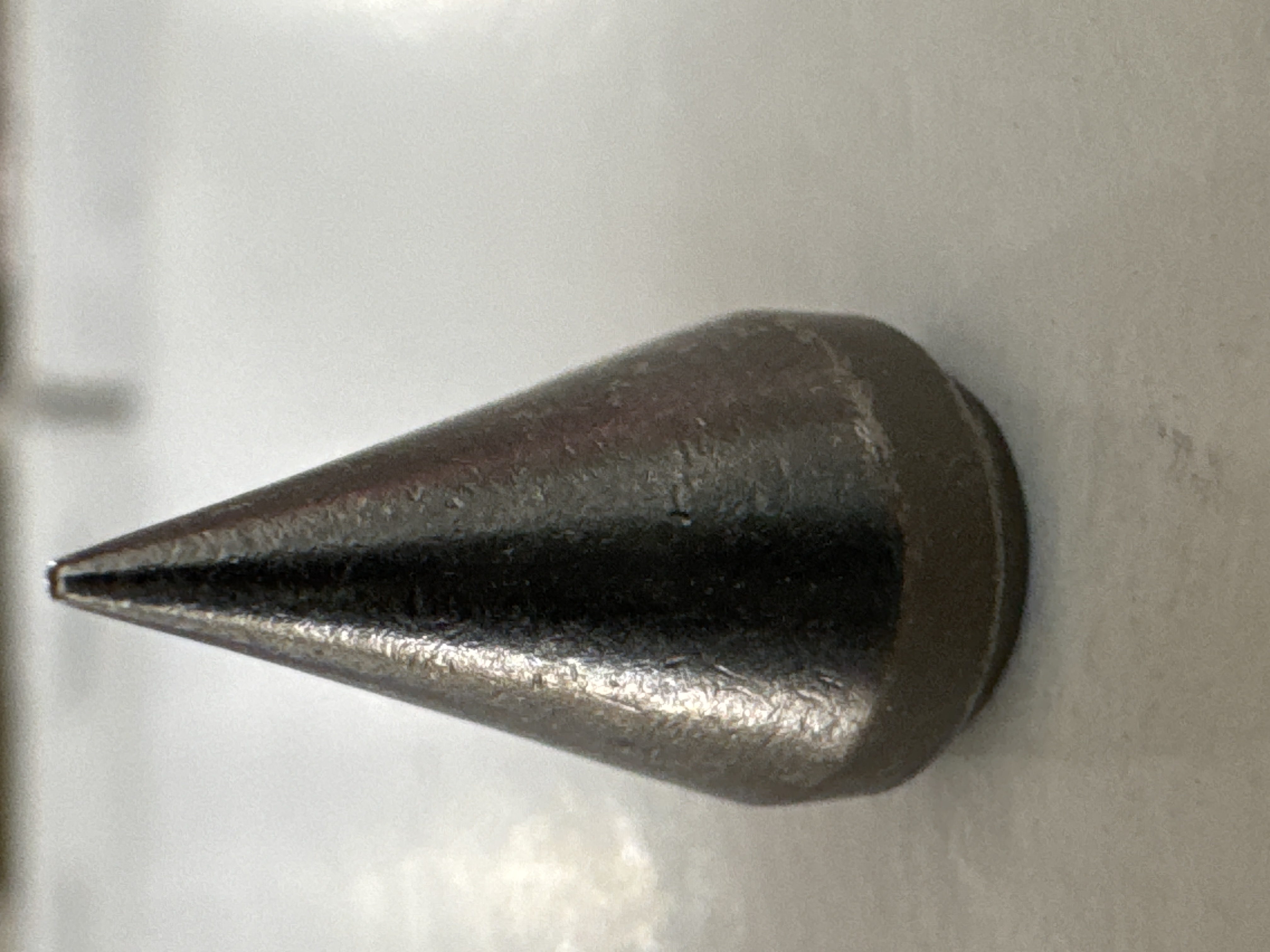 Screw Back Cone Spike 15mm Gunmetal