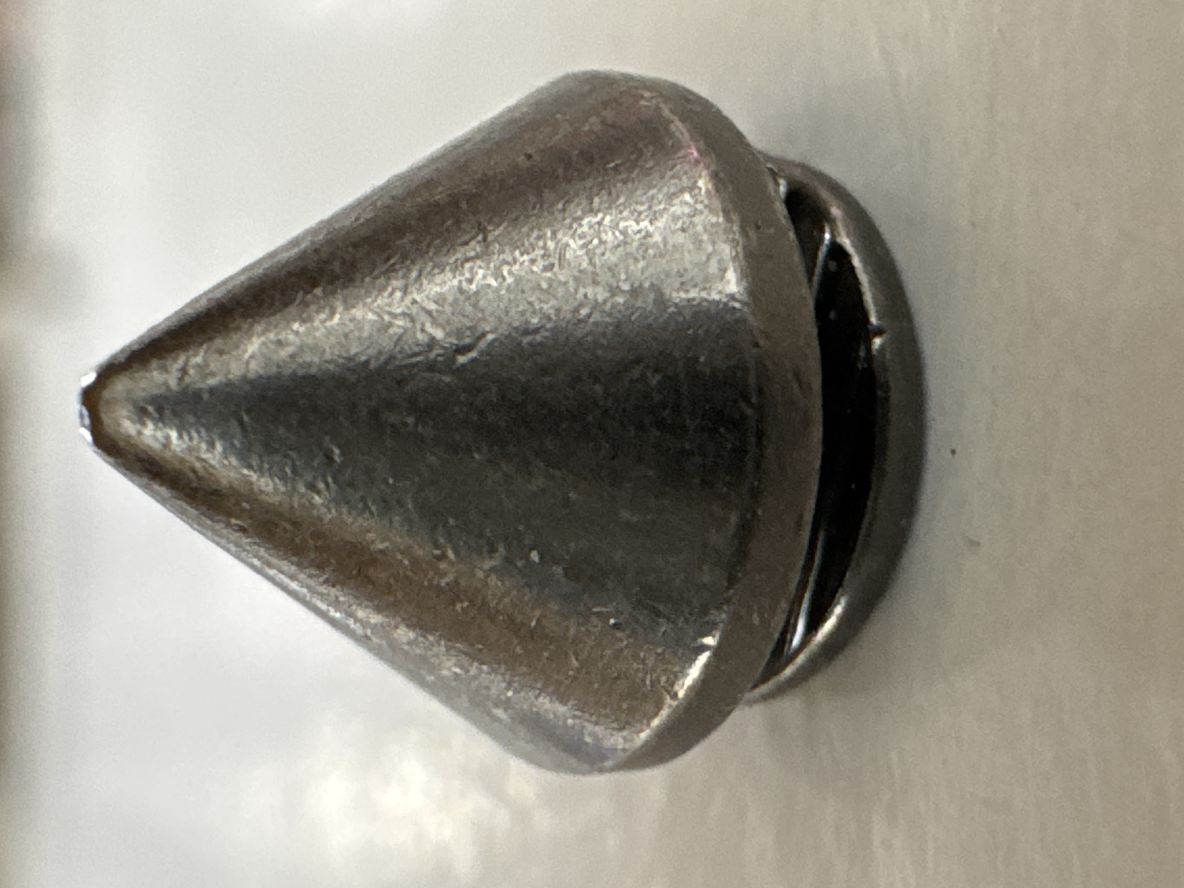 Screw Back Cone Spike 7mm Gunmetal