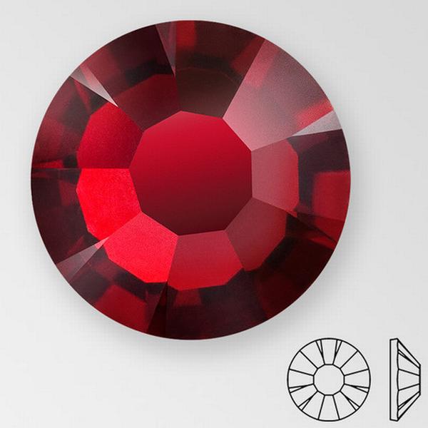 Preciosa MC MAXIMA Flat Back Vivid Siam ss9