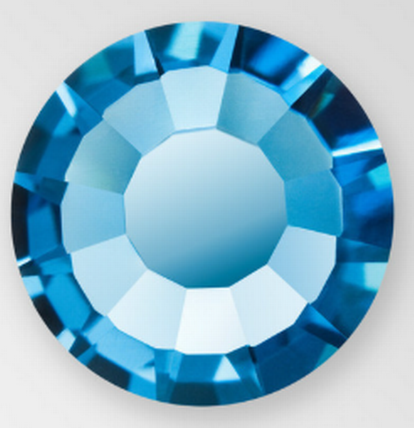 Preciosa VIVA12 Rhinestones Flatback 30ss Malibu Blue