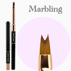 Tino Vo Nail Art Brush, Marble Fishtail Brush