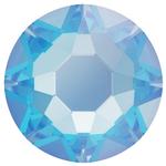 Swarovski 2078 XIRIUS Rose Hotfix Crystal Electric Blue DeLite (Hotfix Transparent) SS20