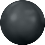 Dreamtime Crystal DC 2080 Hotfix Pearl Cabochon Jet Hematite SS10