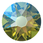 Dreamtime Crystal DC 2088 Flat Back Rhinestone Reinvented Peridot Shimmer SS20