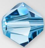 Preciosa 451 69 302 Bicone Bead 3mm Malibu Blue