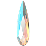 Dreamtime Crystal DC 2304 Raindrop Flat Back Crystal Shimmer 10x2.8mm
