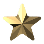 Dreamtime Crystal DC 4745 Star Fancy Stone Crystal Aurum 5mm