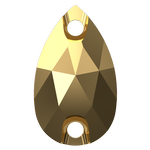 Dreamtime Crystal DC 3230 Drop Sew-on Crystal Aurum 23x13.8mm