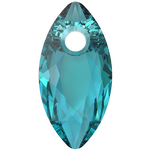 Dreamtime Crystal DC 6437 Marquise Cut Pendant Blue Zircon 9mm