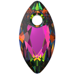 Dreamtime Crystal DC 6437 Marquise Cut Pendant Crystal Vitrail Medium "P" 9mm