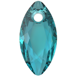 Dreamtime Crystal DC 6437 Marquise Cut Pendant Blue Zircon 11.5 mm