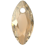 Dreamtime Crystal DC 6437 Marquise Cut Pendant Crystal Golden Shadow 11.5 mm