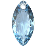 Dreamtime Crystal DC 6437 Marquise Cut Pendant Aqua 16 mm