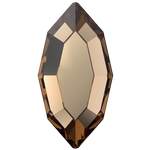 Dreamtime Crystal DC 2200 Navette Flat Back Reinvented Light Smoked Topaz 4x2mm