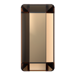 Dreamtime Crystal DC 2510 Baguette Reinvented Light Smoked Topaz 3.7x1.9mm