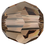 Dreamtime Crystal DC 5000 Round Bead Reinvented Light Smoked Topaz 4mm