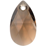 Dreamtime Crystal DC 6106 Pear Shaped Pendant Reinvented Light Smoked Topaz 16mm