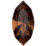 Dreamtime Crystal DC 4228 Navette Fancy Stone Reinvented Smoked Topaz 5x2.5mm