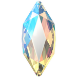 Dreamtime Crystal DC 2201 Marquise (Navette) Flat Back Crystal Shimmer 8x3.5mm
