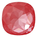 Dreamtime Crystal DC 4487 Large Cushion Cut Square Fancy Stone 27mm Crystal Poppy Red Ignite
