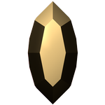 Dreamtime Crystal DC 4228 Navette Fancy Stone Crystal Aurum 10x5mm