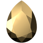 Dreamtime Crystal DC 4320 Pear Shaped Fancy Stone Crystal Aurum 6x4mm