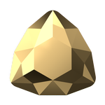 Dreamtime Crystal DC 4706 Trilliant Fancy Stone Crystal Aurum 7mm