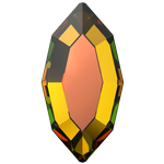 Dreamtime Crystal DC 2200 Navette Flat Back Crystal Vitrail Medium 4x2mm