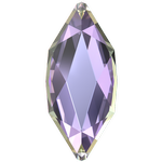 Dreamtime Crystal DC 2201 Marquise (Navette) Flat Back Crystal Vitrail Light 4x1.8mm