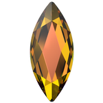 Dreamtime Crystal DC 2201 Marquise (Navette) Flat Back Crystal Vitrail Medium 8x3.5mm