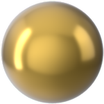 Dreamtime Crystal DC 5810 Round Pearl Bead Royal Gold 8mm